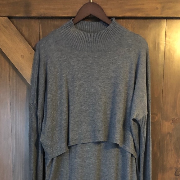 nursing sweater dress